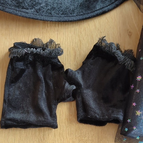 Spirit Black and Silver Starry Witch Costume for Kids - Picture 3 of 11